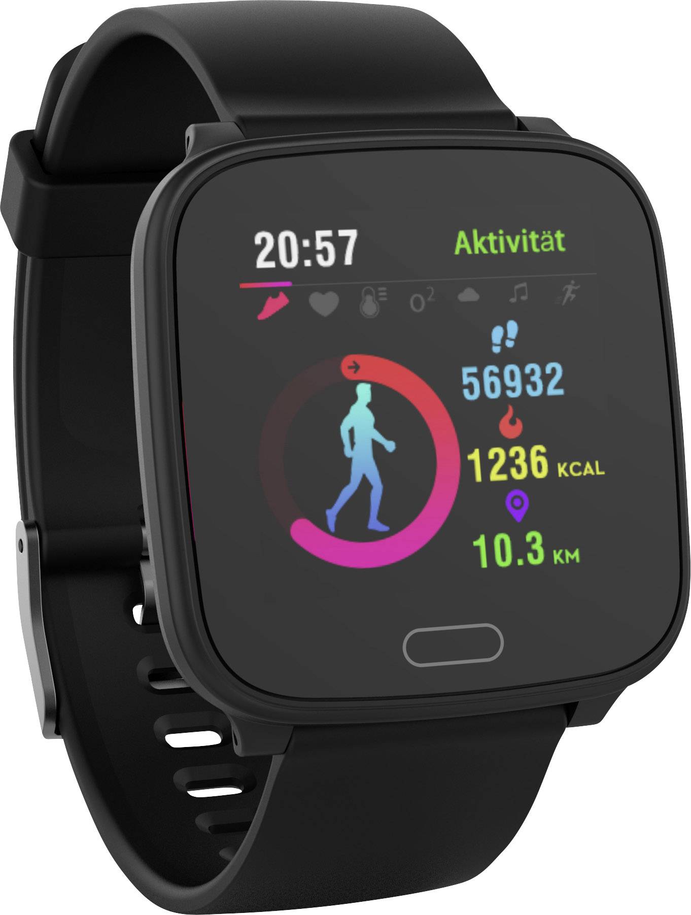 Swisstone SW 610 HR Fitness-Tracker Schwarz