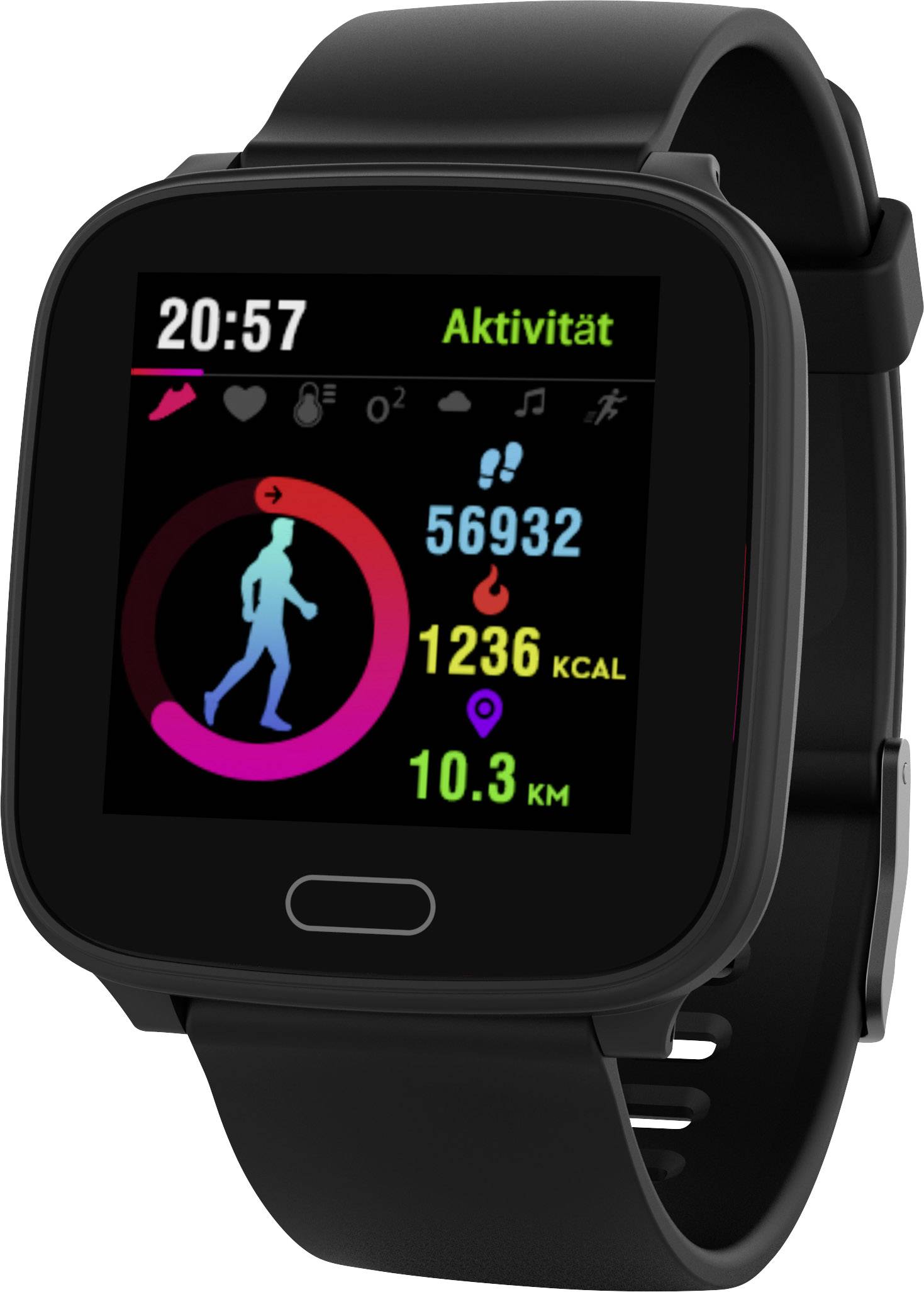 Swisstone SW 610 HR Fitness-Tracker Schwarz