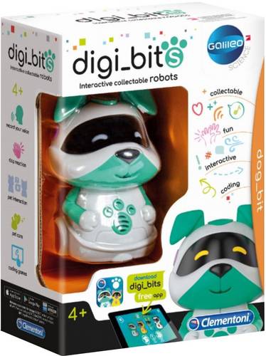 Clementoni Galileo digi_bits - dog_bit Spielzeug Roboter