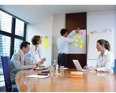 Post-it Super Sticky Meeting Chart Flipchartblock Anzahl der Blätter: 20 blanko 508mm x 584mm Weiß