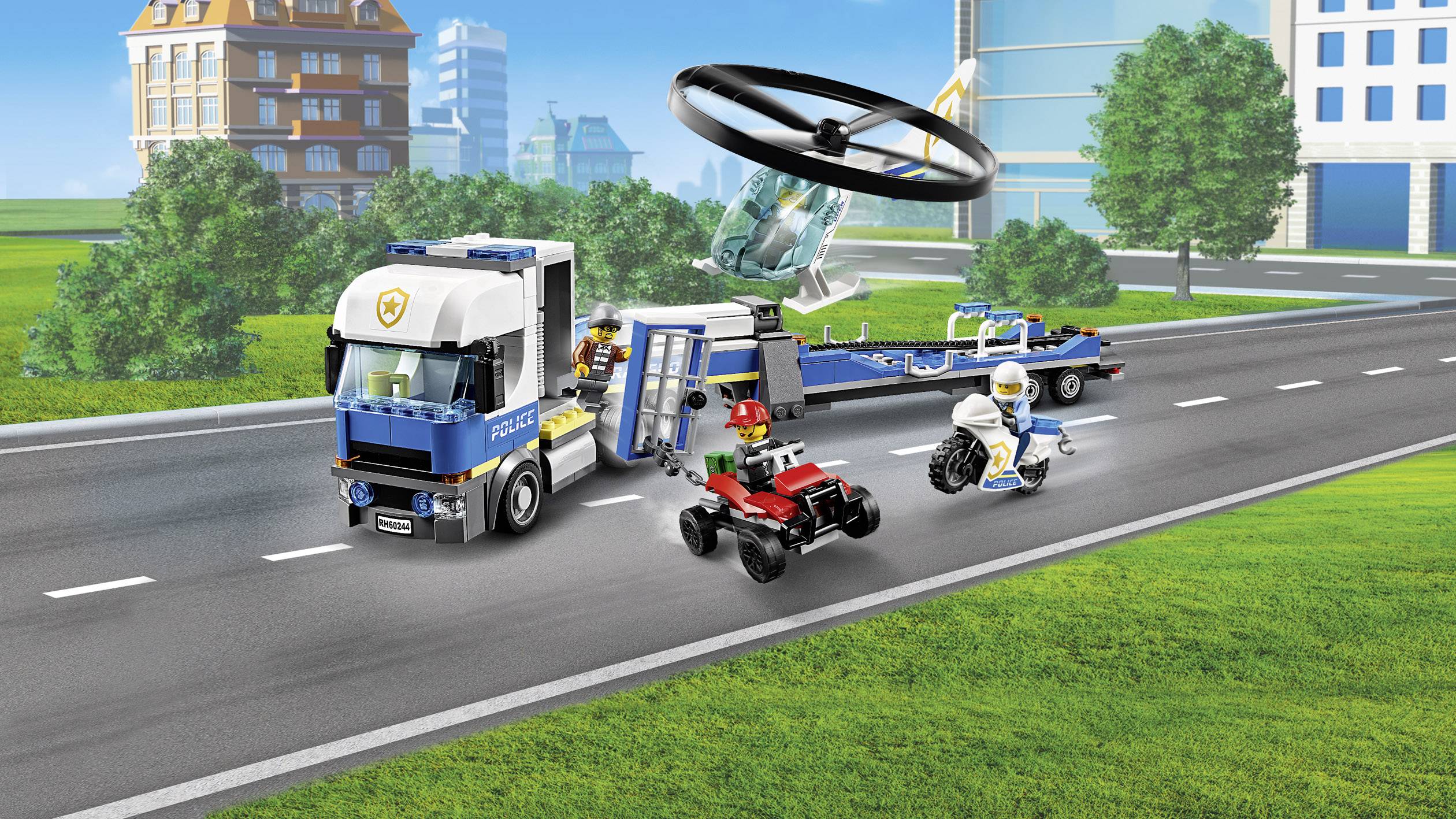 60244 LEGO® CITY Polizeihubschrauber-Transport
