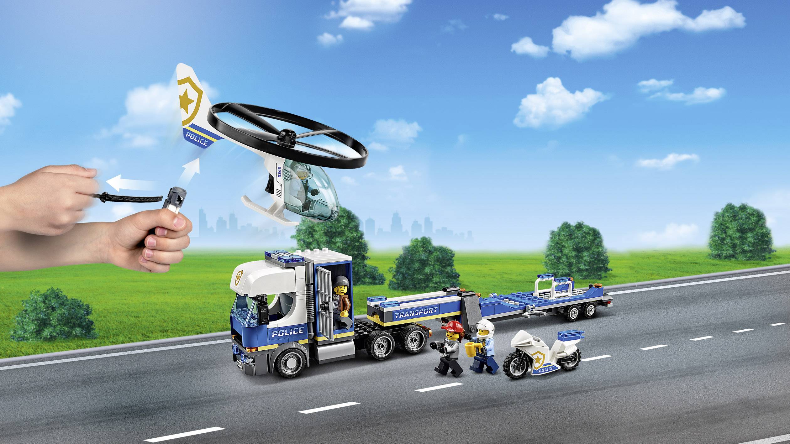60244 LEGO® CITY Polizeihubschrauber-Transport
