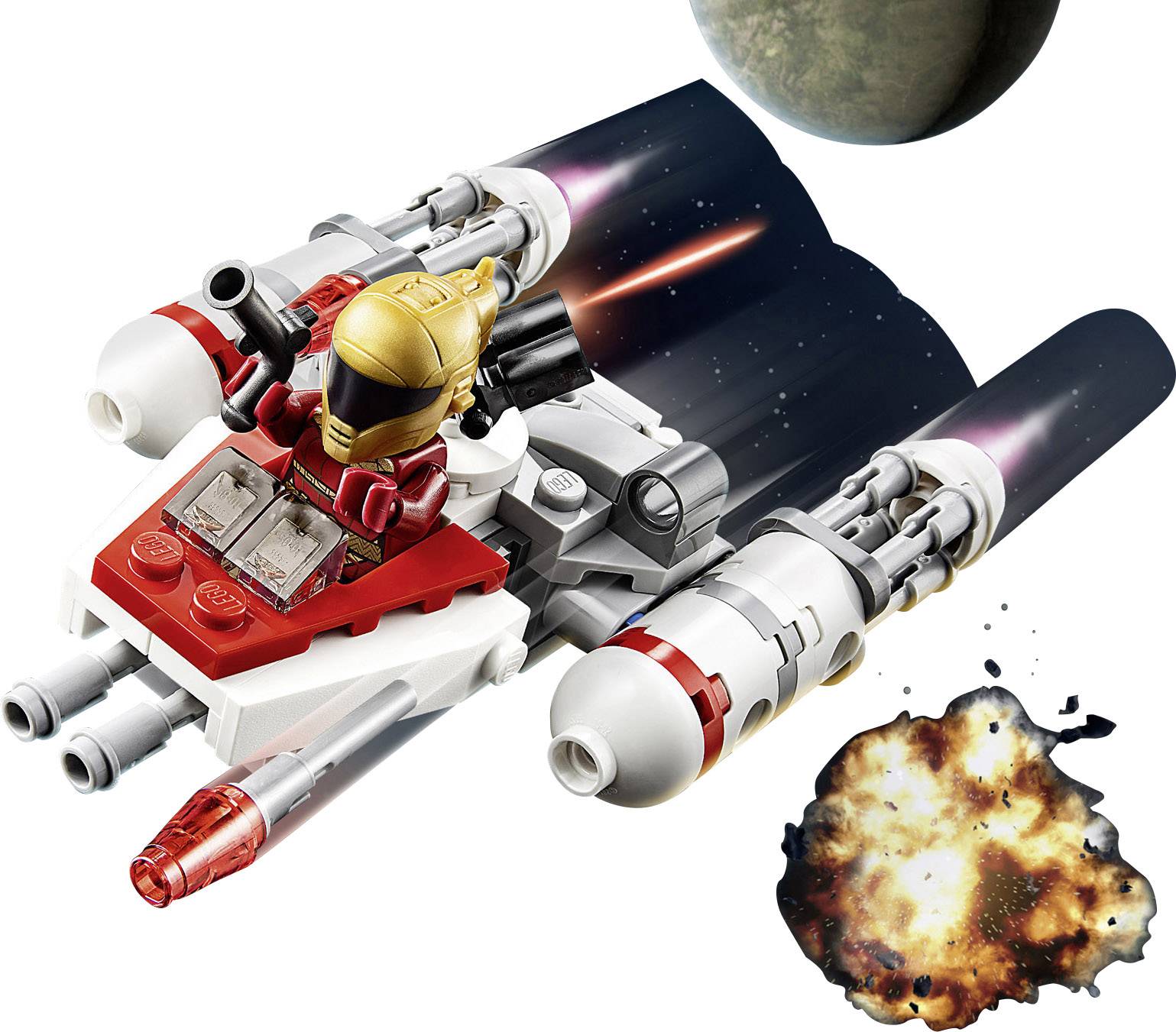 75263 LEGO® STAR WARS™ Widerstands Y-Wing™ Microfighter
