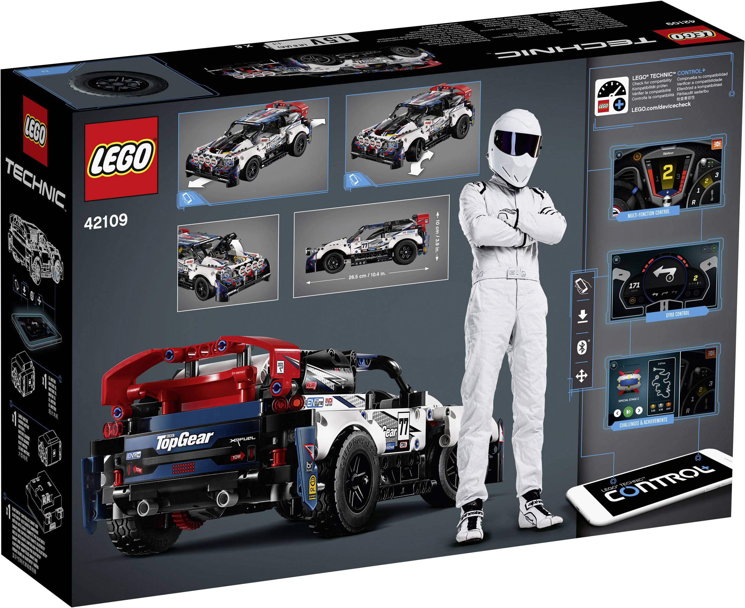 42109 LEGO® TECHNIC Top-Gear Ralleyauto mit App-Steuerung