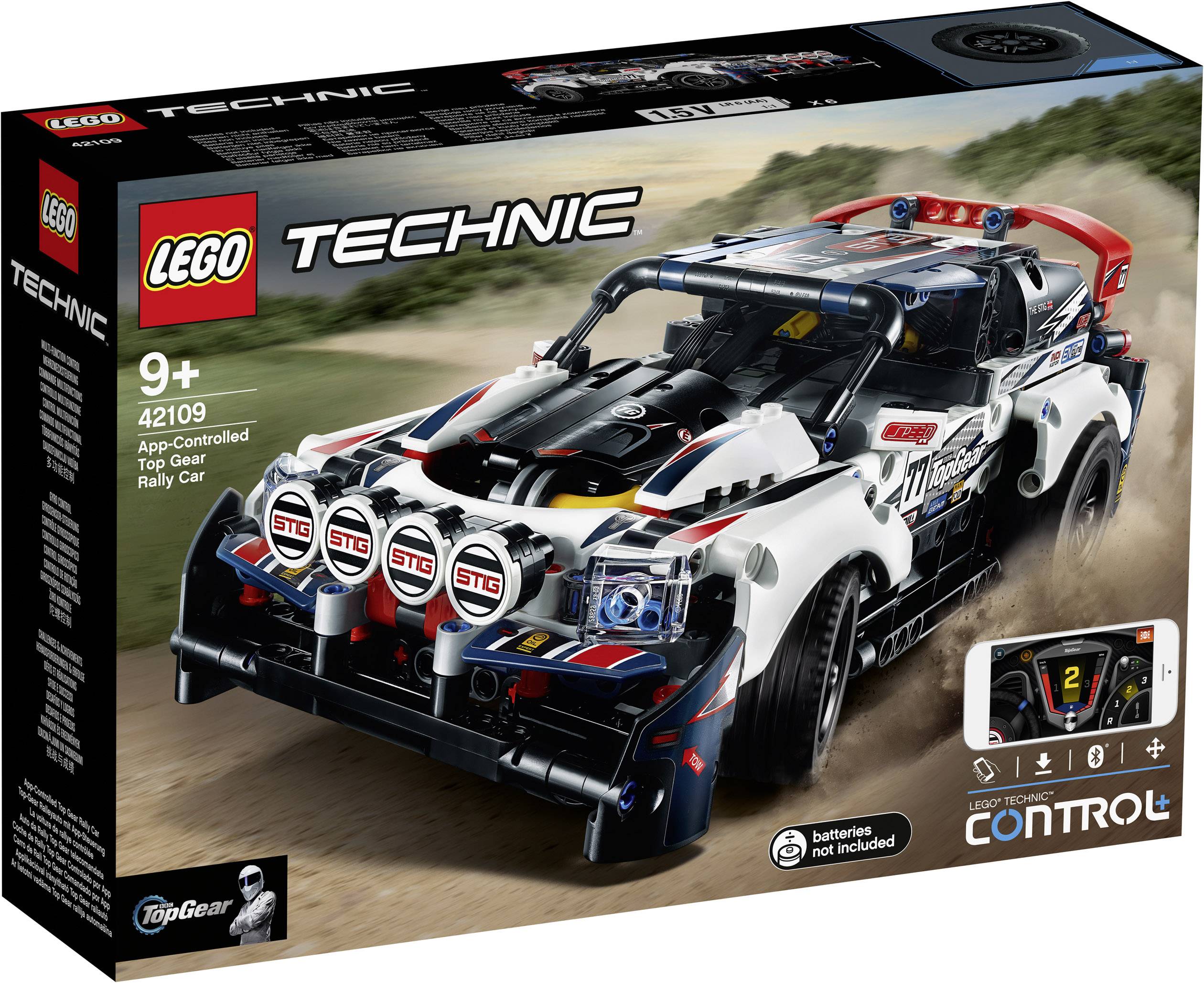 42109 LEGO® TECHNIC Top-Gear Ralleyauto mit App-Steuerung