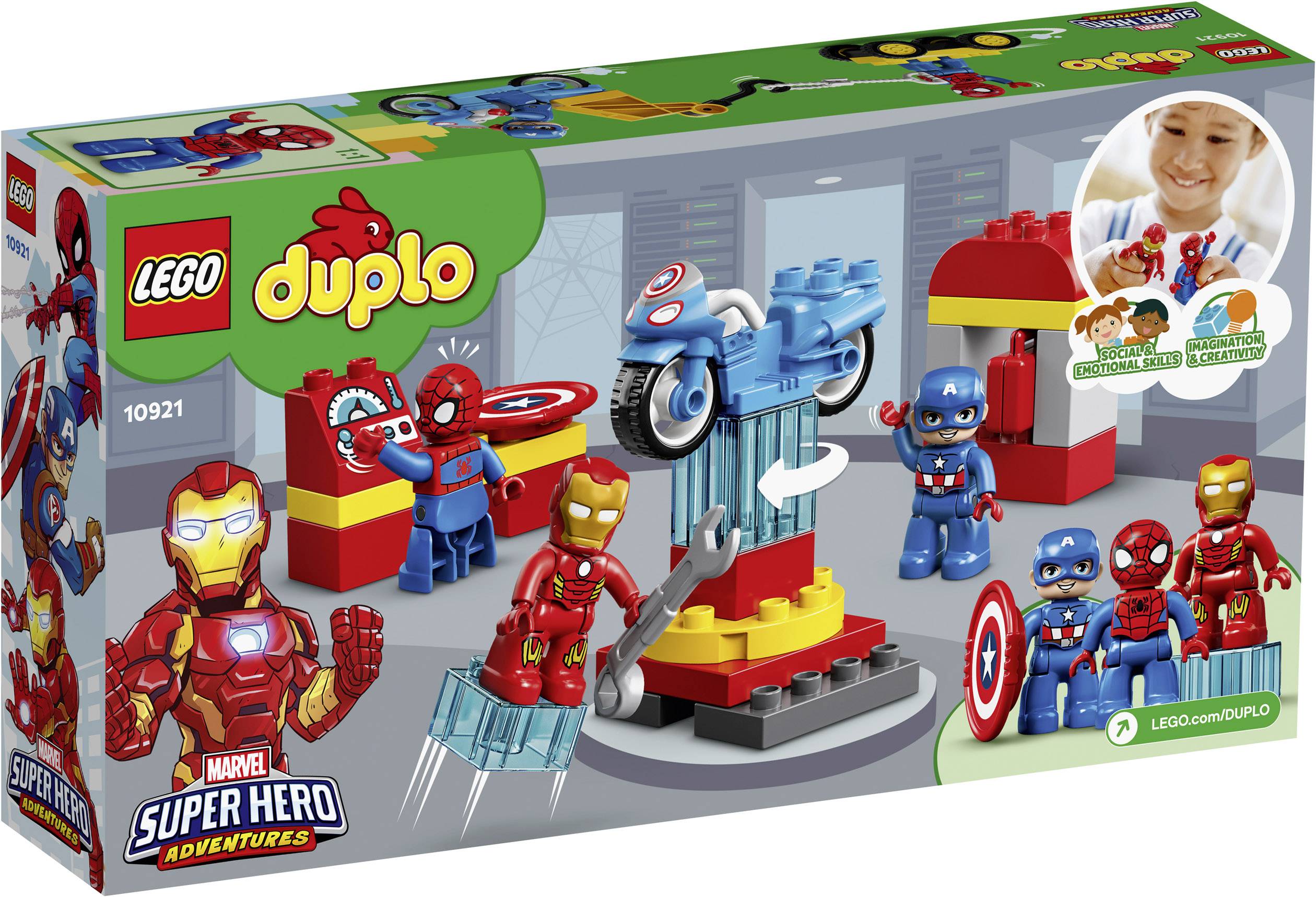 10921 LEGO® DUPLO® Iron Mans Labor-Treffpunkt