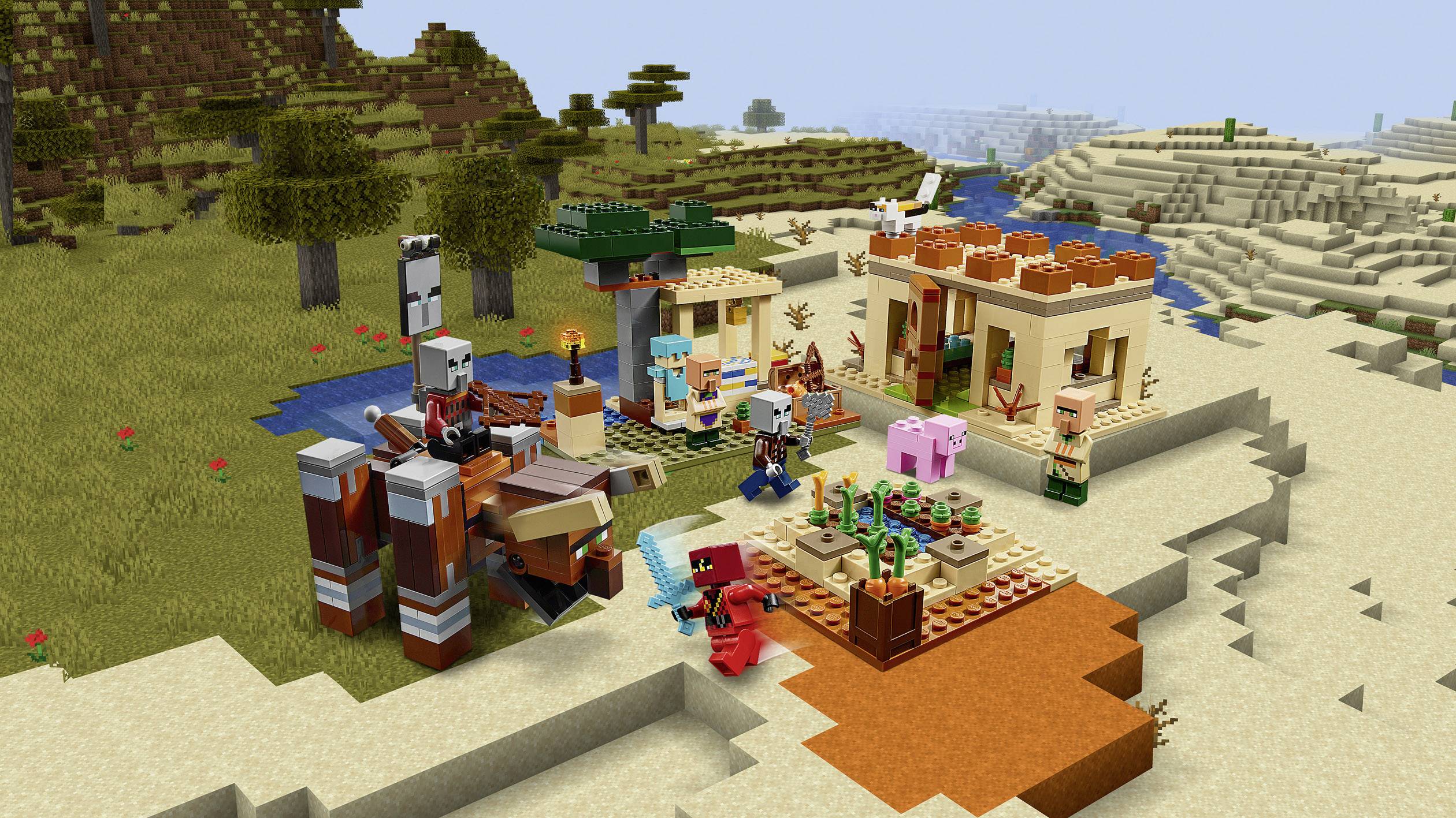 21160 LEGO® MINECRAFT Der Illager-Überfall