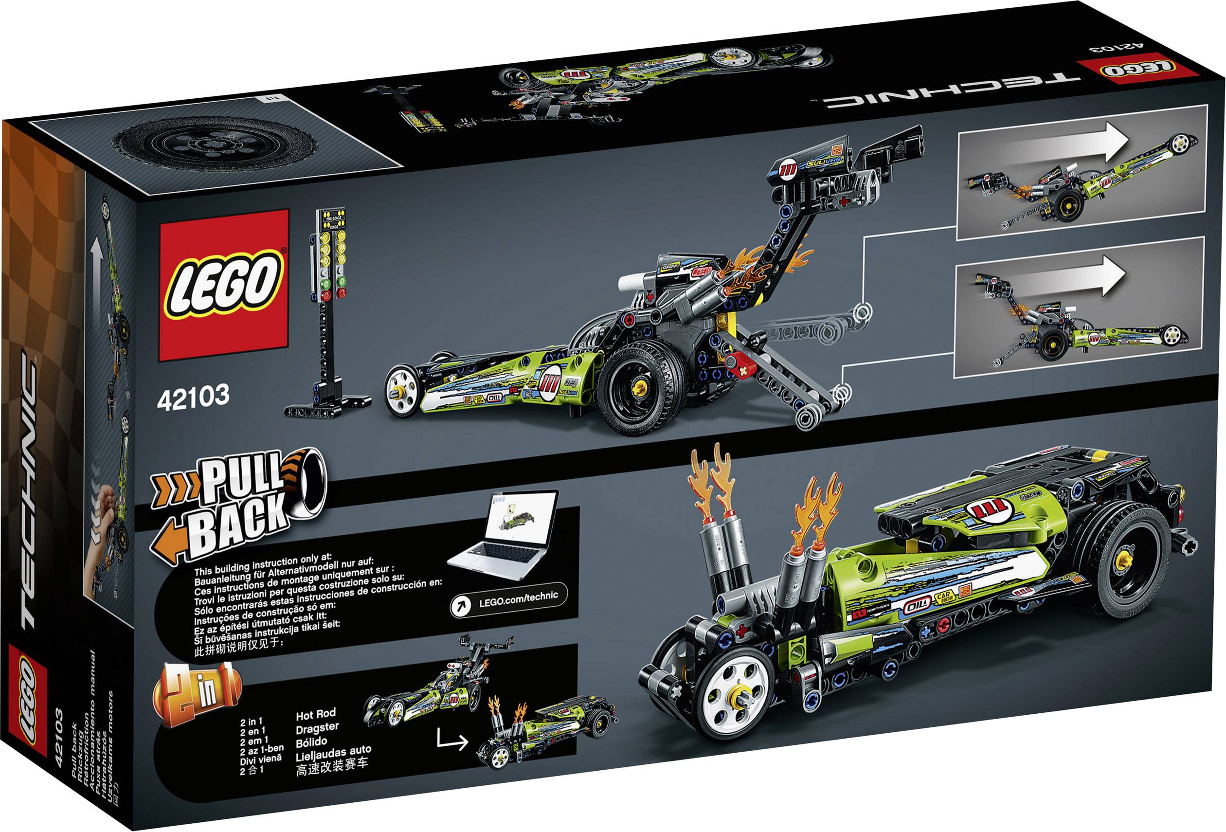 42103 LEGO® TECHNIC Dragster Rennauto