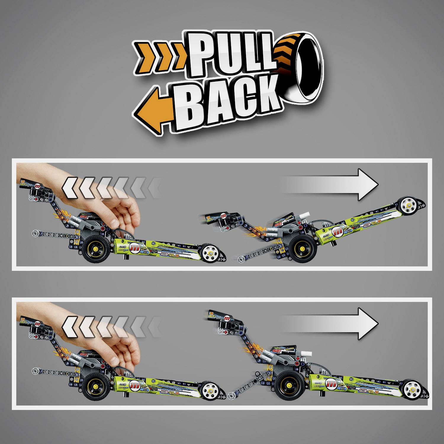 42103 LEGO® TECHNIC Dragster Rennauto