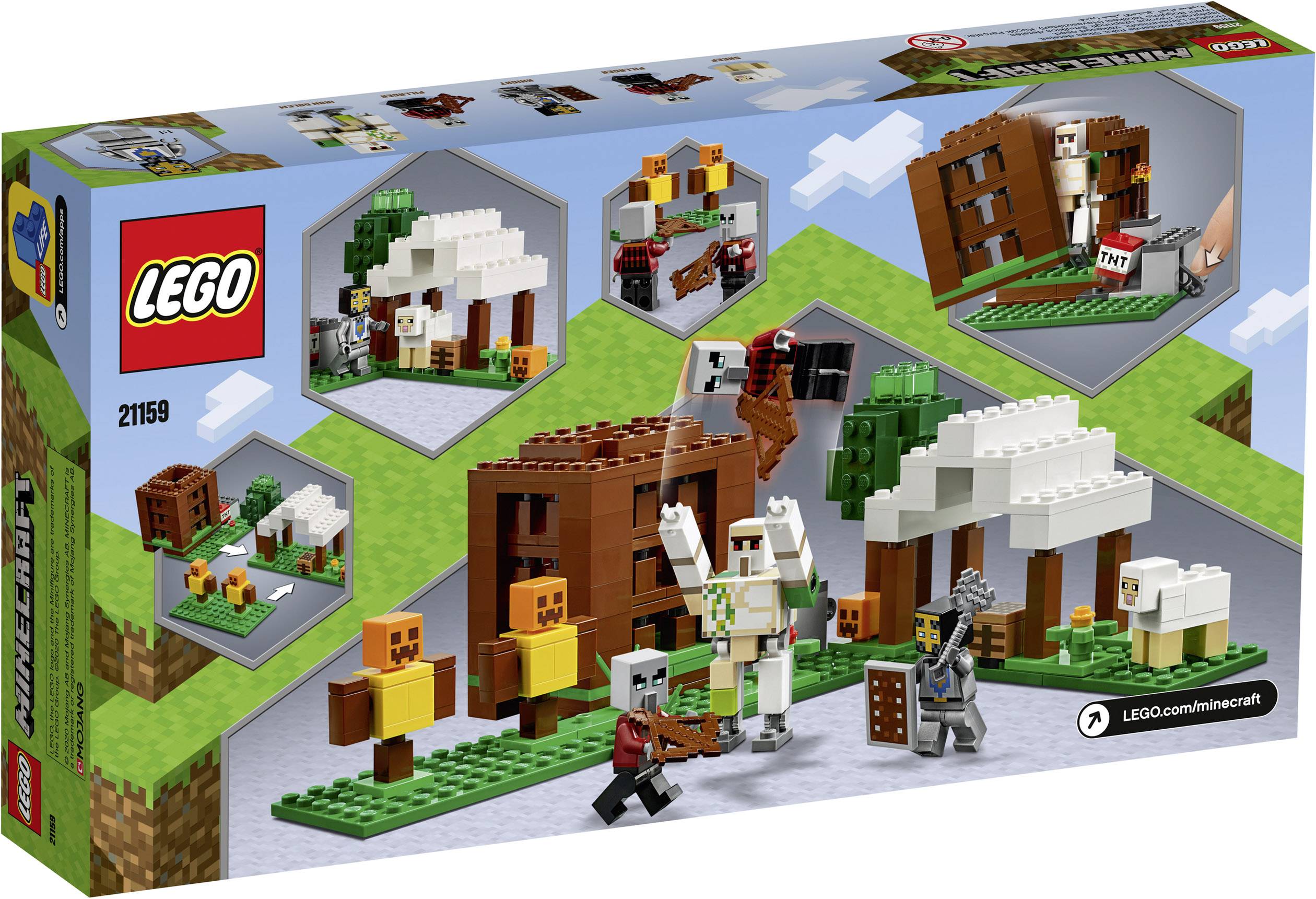 21159 LEGO® MINECRAFT Der Plünderer-Außenposten