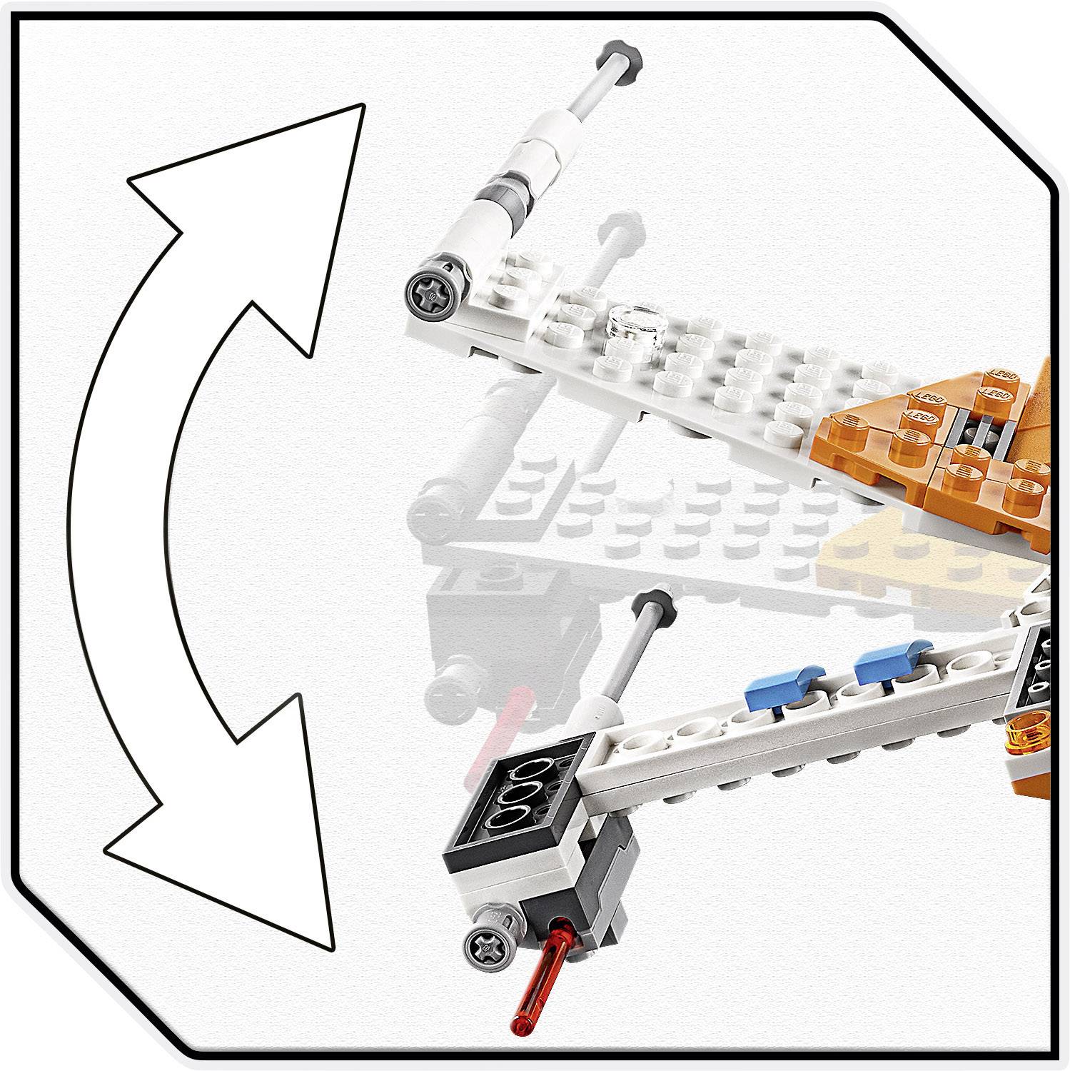 75273 LEGO® STAR WARS™ Poe Damerons X-Wing Starfighter™