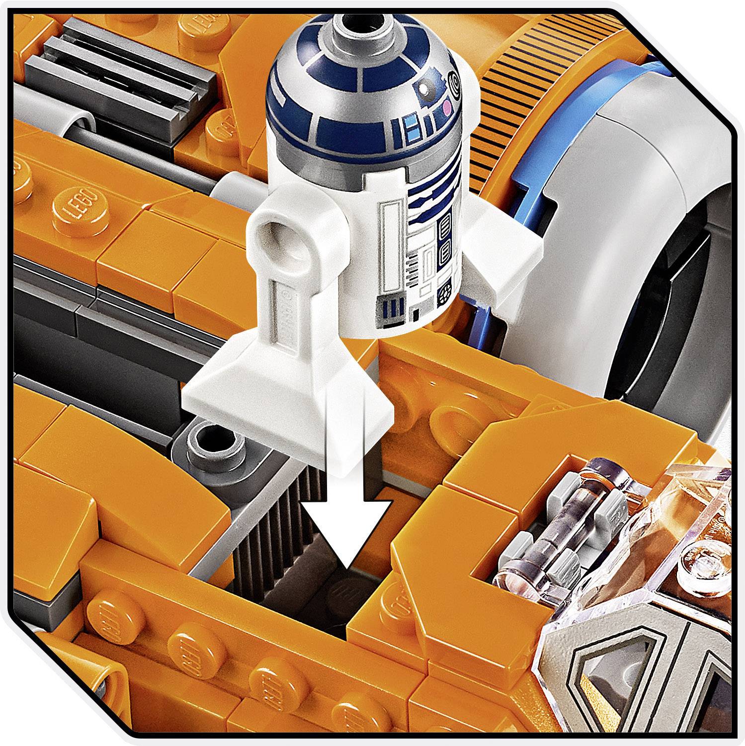 75273 LEGO® STAR WARS™ Poe Damerons X-Wing Starfighter™