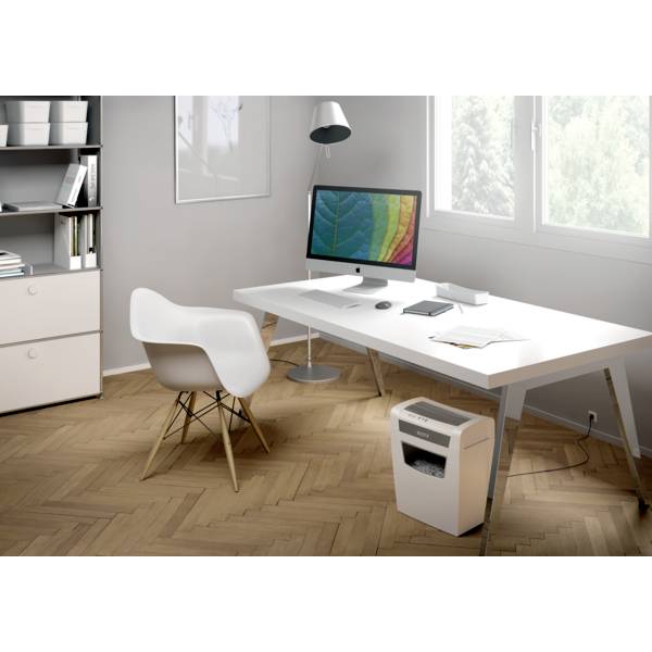 Leitz IQ Home Office P4 Aktenvernichter 10 Blatt Partikelschnitt 4 x 28mm P-4 23l Vernichtet auch Heftklammern, Büroklammern