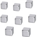 BE! Board Aimant Néodyme B3101 (l x H x P) 10 x 10 x 10 mm cube argent 8 pc(s) B3101