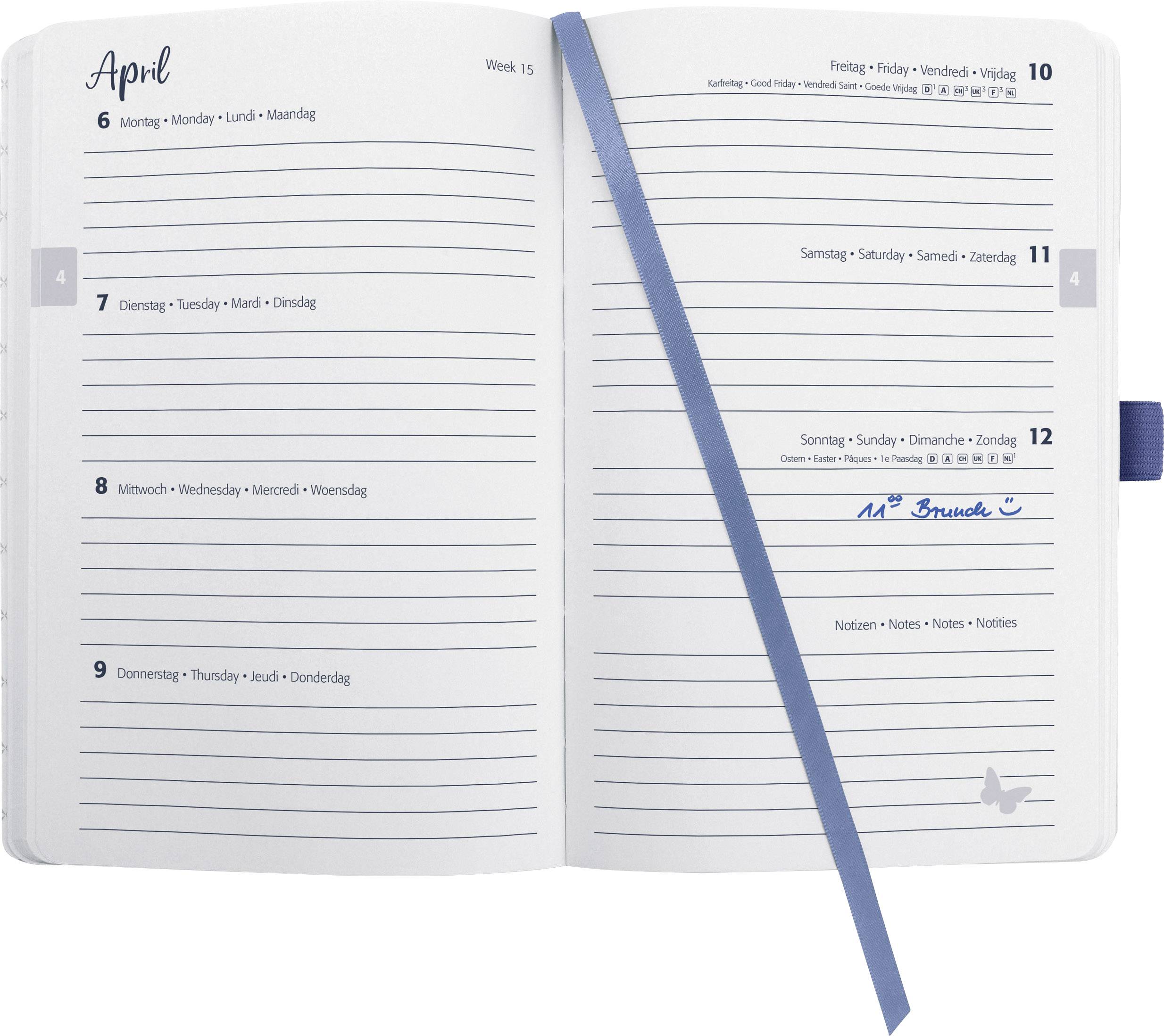 Sigel Wochenkalender Jolie® 2020 indigo blue J0101 DIN A5 Farbe des Einbandes: Blau 1St.