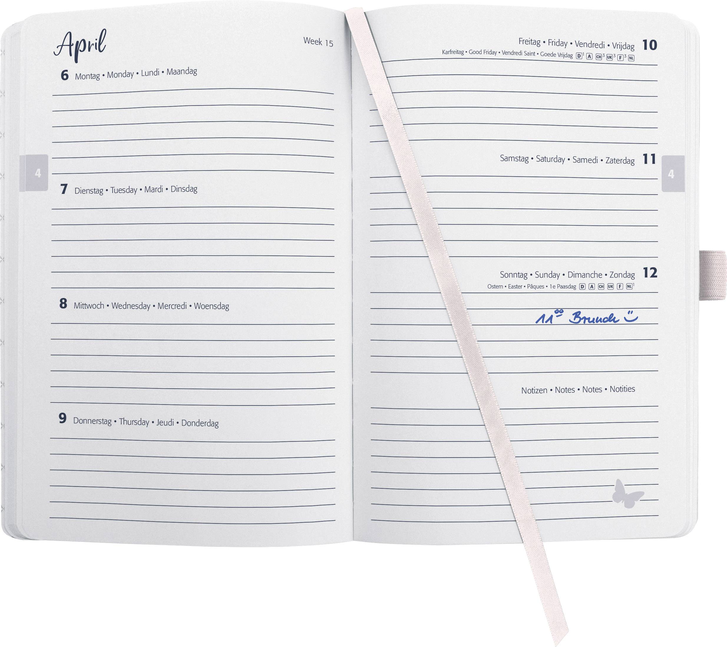 Sigel Wochenkalender Jolie® 2020 rose dreams J0308 DIN A6 Farbe des Einbandes: Rosa 1St.