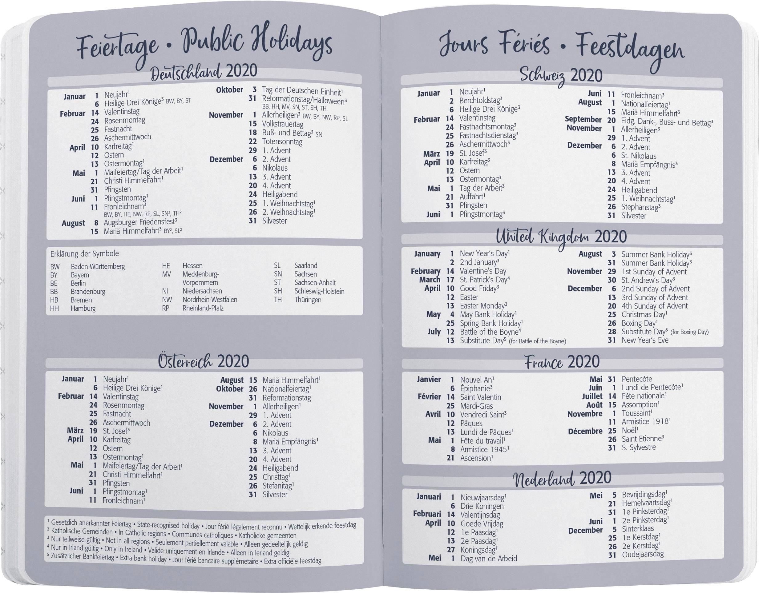 Sigel Wochenkalender Jolie® 2020 rose dreams J0308 DIN A6 Farbe des Einbandes: Rosa 1St.