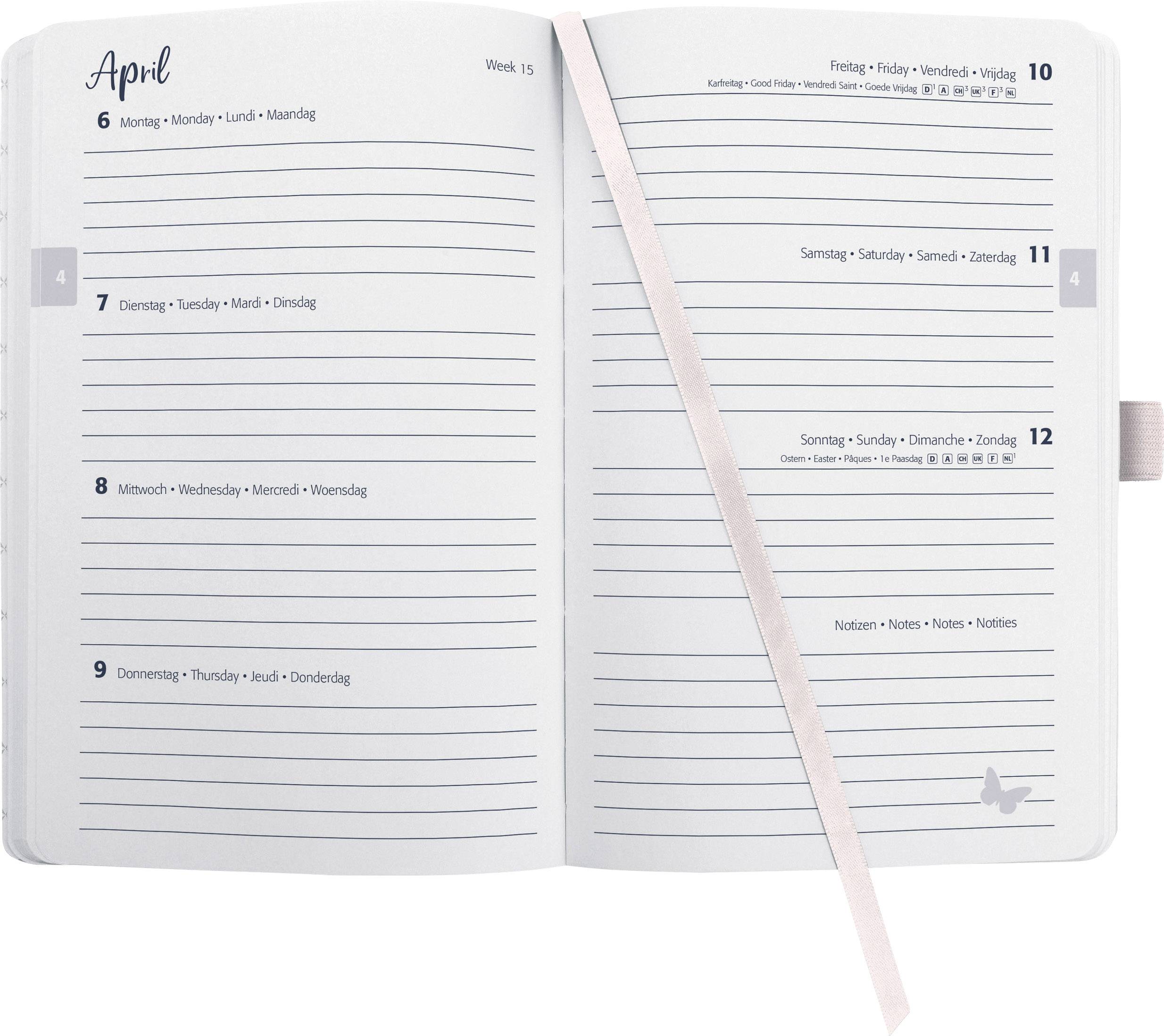 Sigel Wochenkalender Jolie® 2020 rose dreams J0308 DIN A6 Farbe des Einbandes: Rosa 1St.