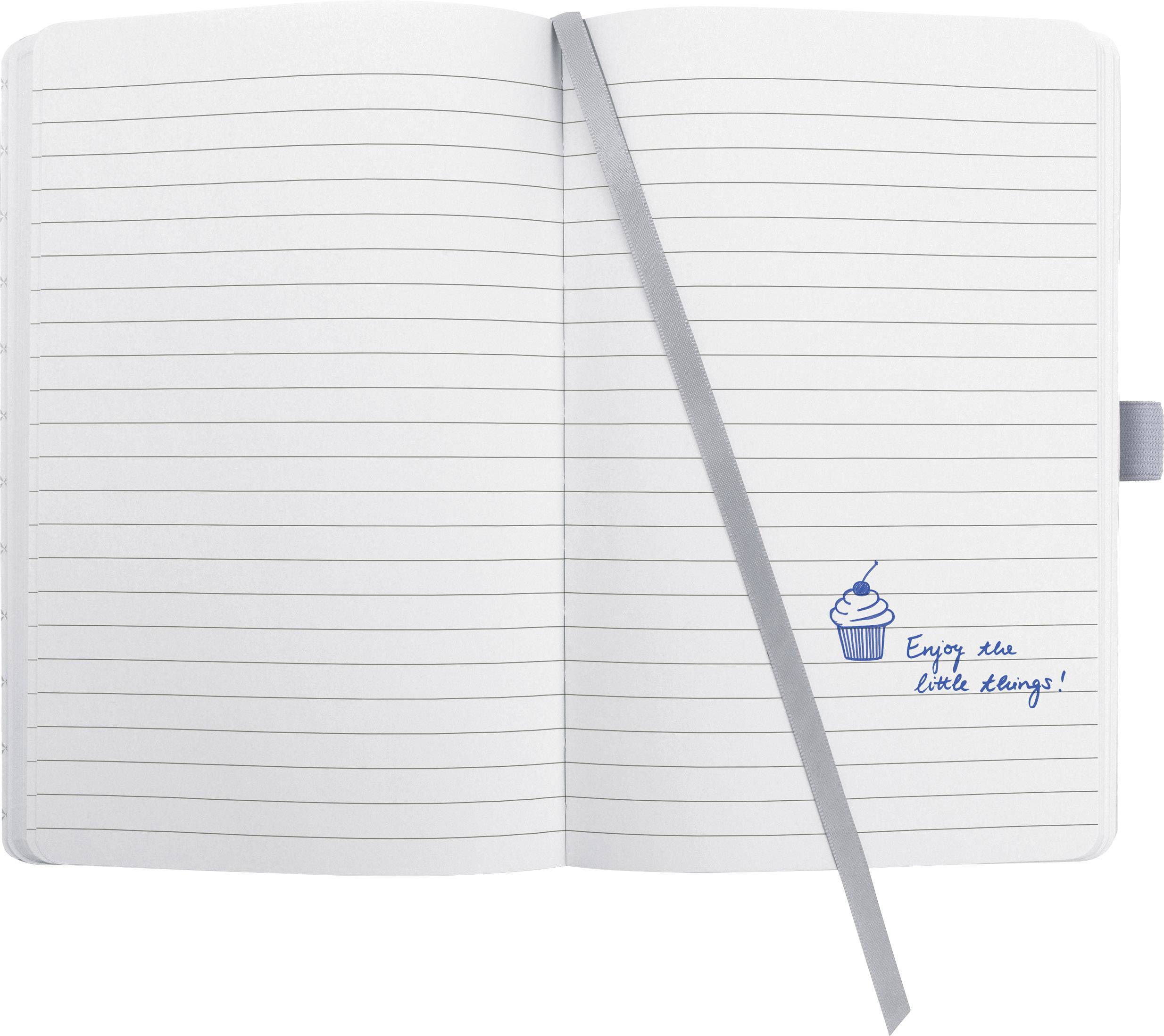 Sigel Jolie® glacier grey JN209 Notizbuch liniert Grau Anzahl der Blätter: 174 DIN A5