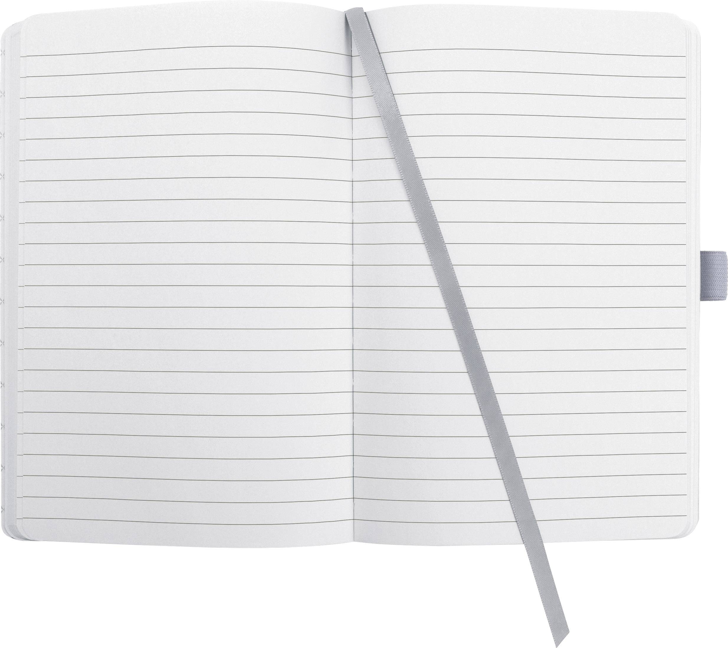 Sigel Jolie® glacier grey JN209 Notizbuch liniert Grau Anzahl der Blätter: 174 DIN A5