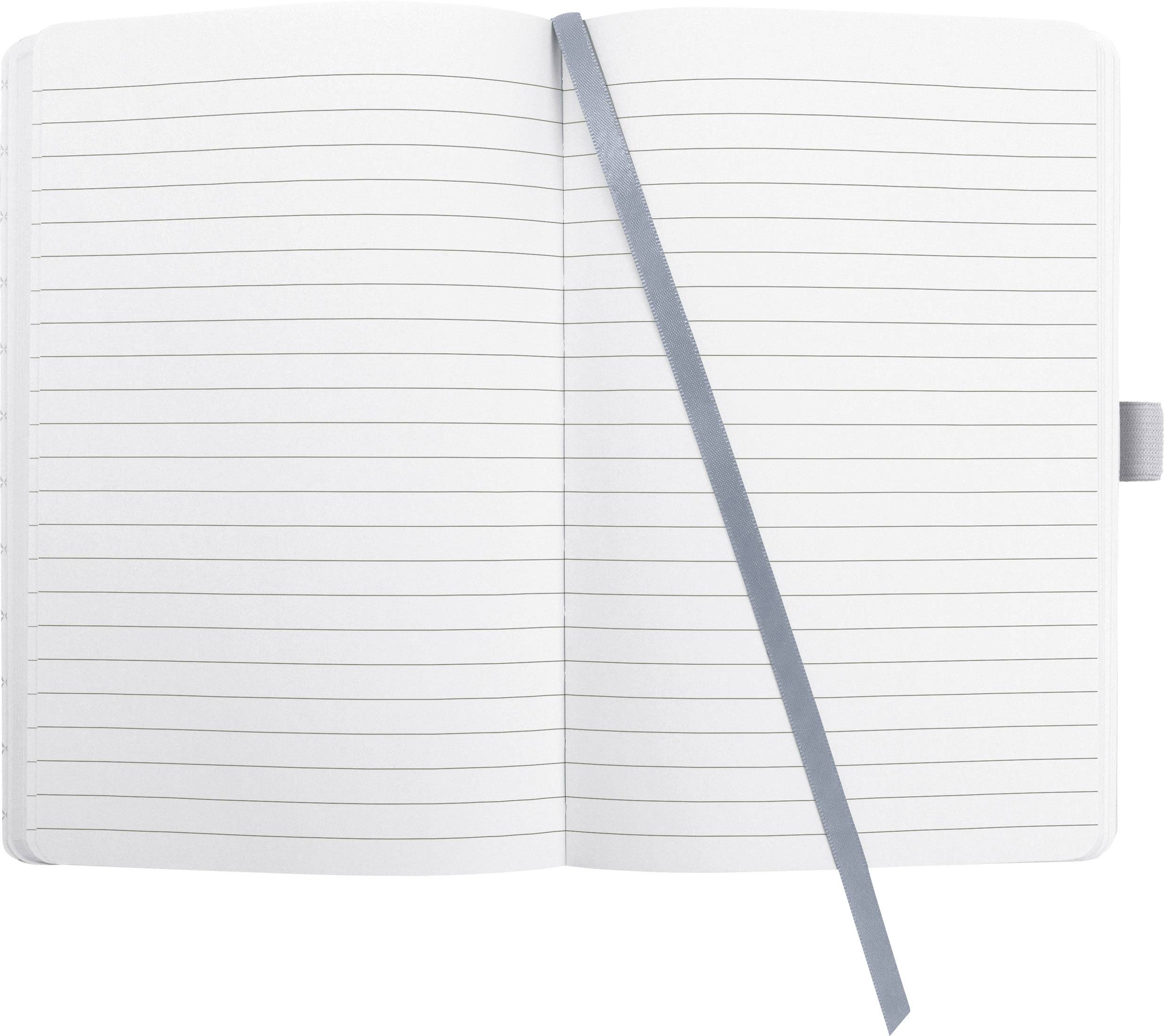 Sigel Jolie® blue romance JN301 Notizbuch liniert Creme, Blau Anzahl der Blätter: 174 DIN A5