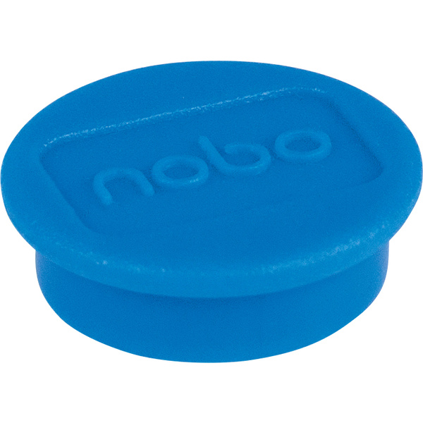 Nobo Magnet 1901016 (Ø) 20mm rund, Facettrand farbig sortiert, Schwarz, Rot, Blau, Weiß, Gelb 10 St. 1901016