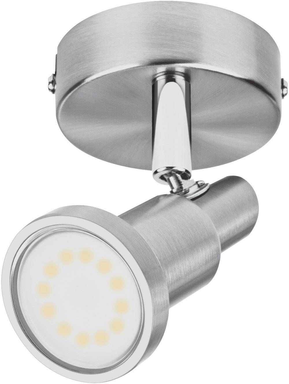 LEDVANCE LED Spot (EU) L 4058075260801 Deckenstrahler LED GU10 3 W Nickel (gebürstet)