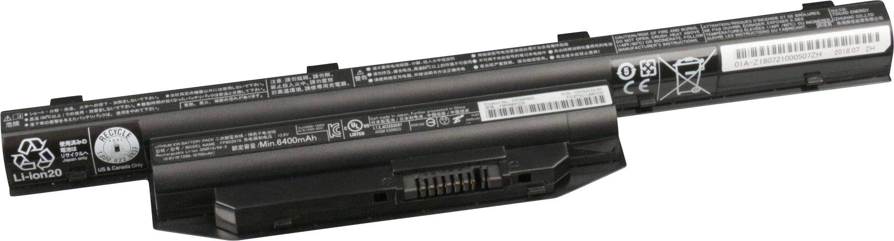 Fujitsu Notebook-Akku S26391-F1316-L200 10.8V 6700 mAh
