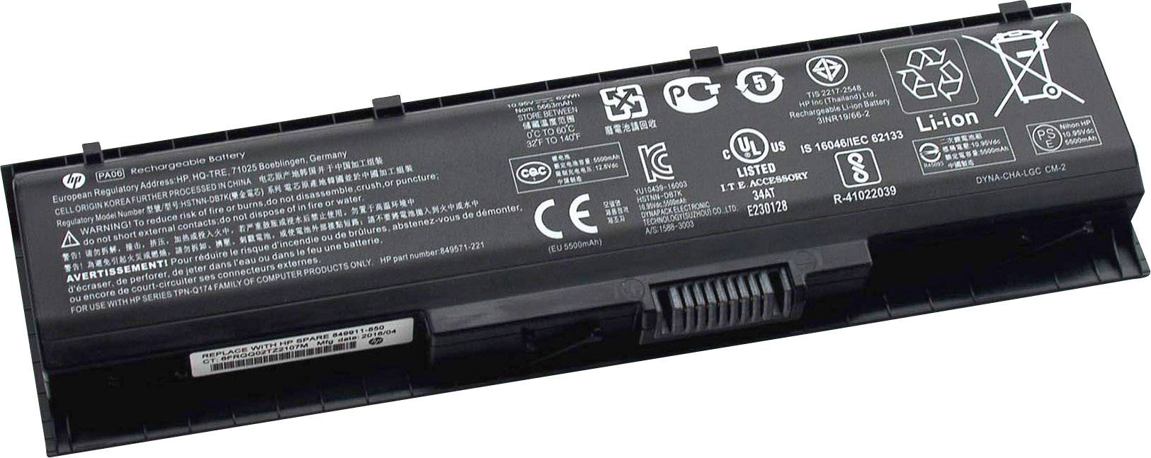 HP Notebook-Akku 849911-850 10.95 V 5663 mAh HP