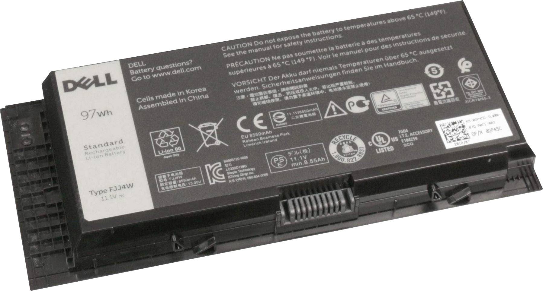 Dell Notebook-Akku FJJ4W 11.1 V 8700 mAh Dell