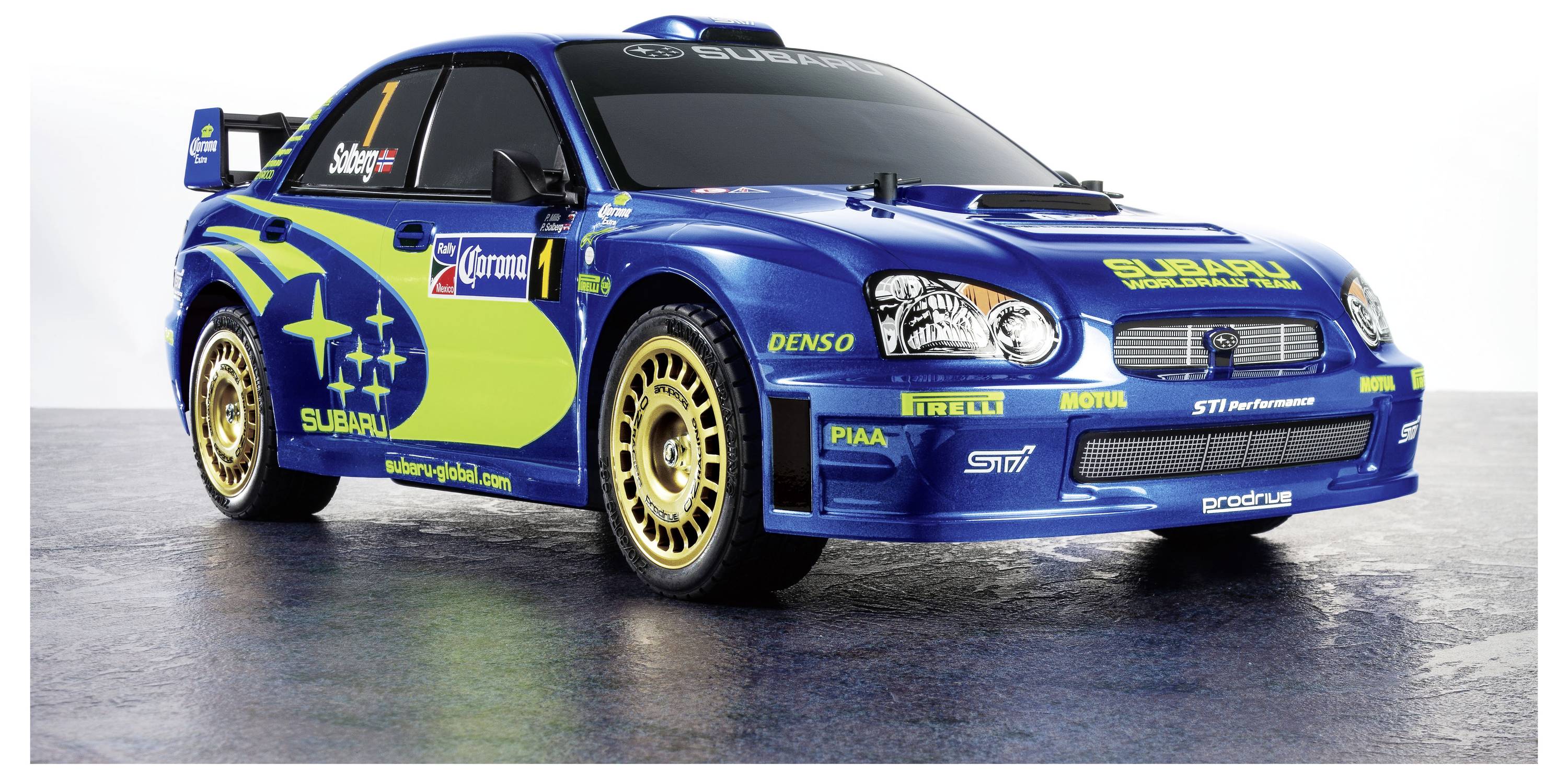 Tamiya TT-01E Subaru Impreza WRX 2004 Brushed 1:10 RC Modellauto Elektro Straßenmodell Allradantrieb (4WD) Bausatz