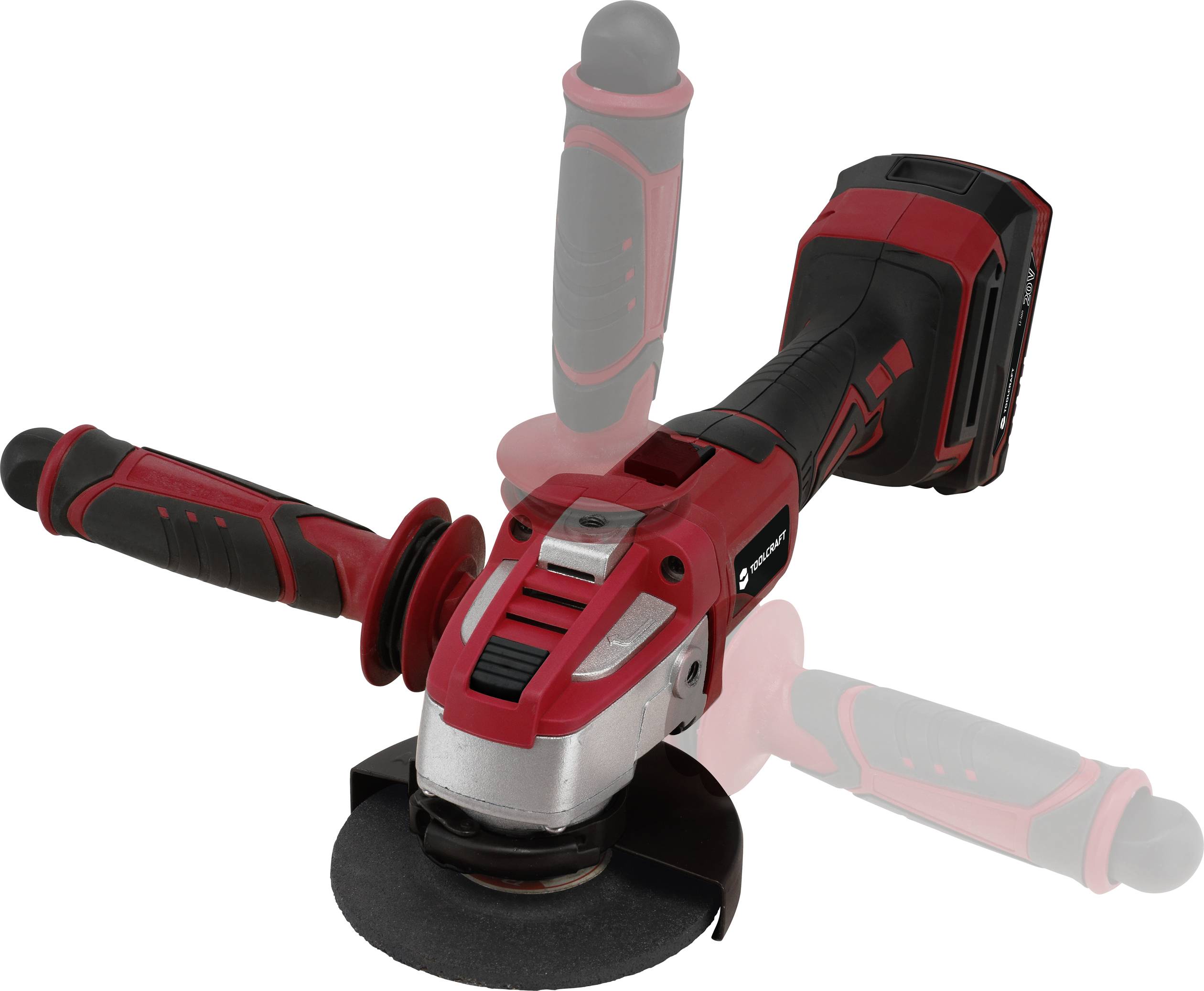 TOOLCRAFT WSS-100 / TAWB-200 TO-6544041 Akku-Winkelschleifer ohne Akku 20V