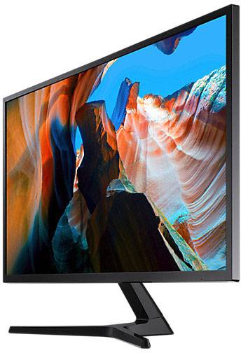 Samsung U32J590UQU LED-Monitor EEK G (A - G) 81.3 cm (32 Zoll) 3840 x 2160 Pixel 16:9 4 ms HDMI®, DisplayPort, Kopfhörer (3.5 mm Klinke) VA LED
