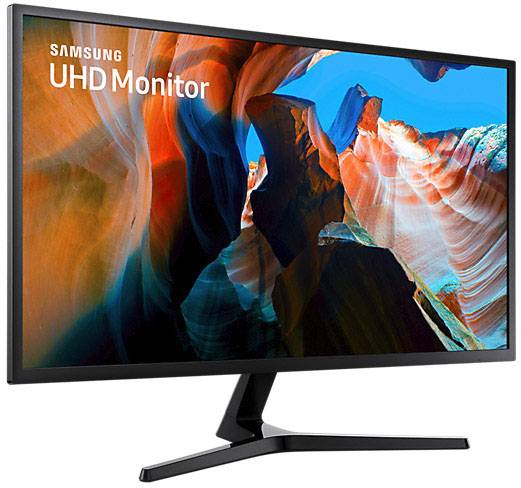 Samsung U32J590UQU LED-Monitor EEK G (A - G) 81.3 cm (32 Zoll) 3840 x 2160 Pixel 16:9 4 ms HDMI®, DisplayPort, Kopfhörer (3.5 mm Klinke) VA LED