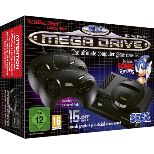 SEGA Mega Drive Mini (Int) Retro Konsole inkl. 2 Controller