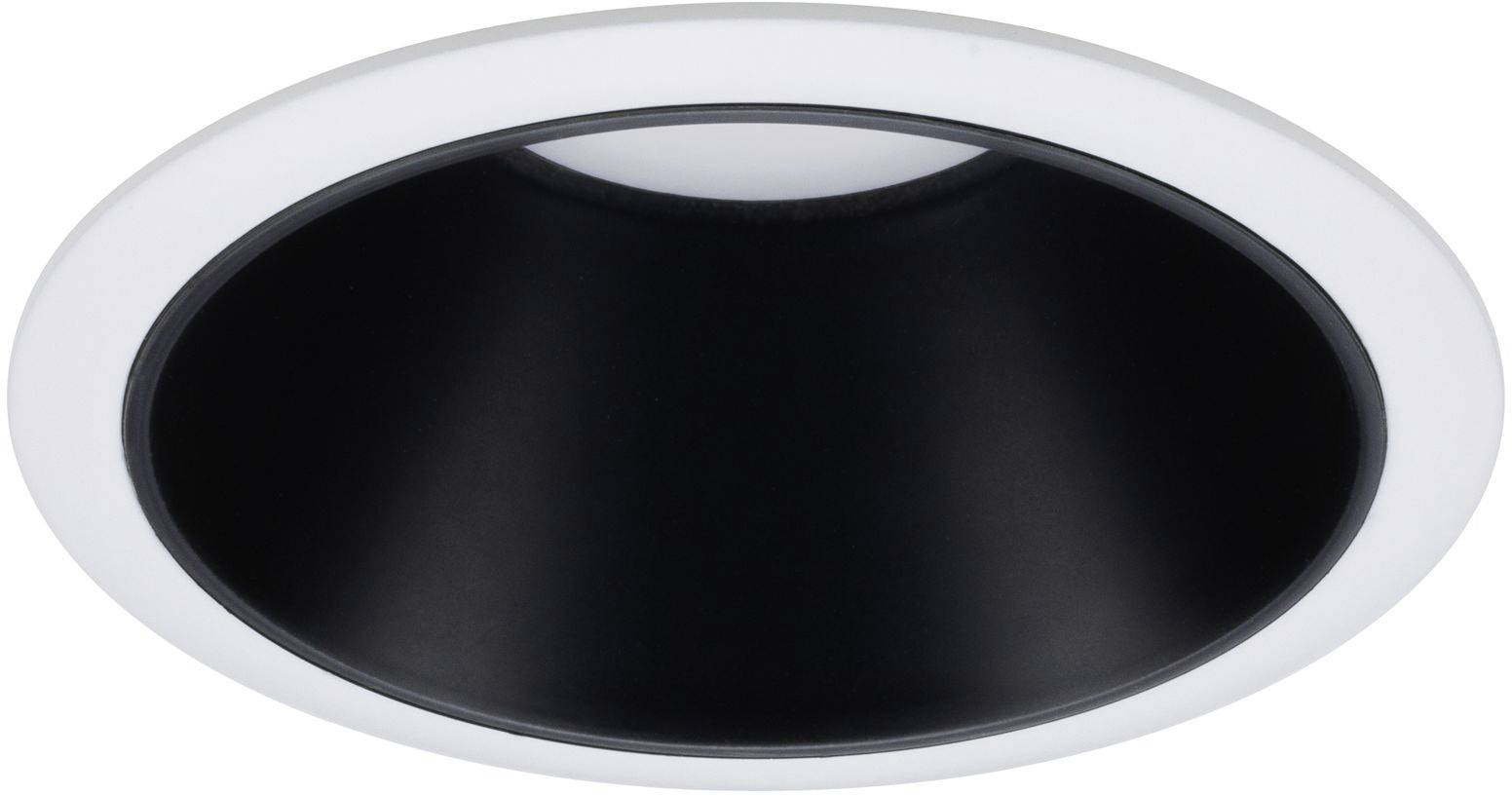 Paulmann 93401 Cole Coin Einbauleuchte LED 6W Weiß, Schwarz
