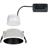 Paulmann 93401 Cole Coin Einbauleuchte LED 6W Weiß, Schwarz Paulmann 93401 Cole Coin Einbauleuchte LED 6W Weiß, Schwarz
