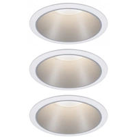 Paulmann 93410 Cole Coin Einbauleuchte 3er Set LED 6W Weiß, Silber Paulmann 93410 Cole Coin Einbauleuchte 3er Set LED 6W Weiß, Silber