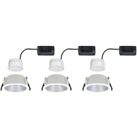 Paulmann 93410 Cole Coin Einbauleuchte 3er Set LED 6W Weiß, Silber Paulmann 93410 Cole Coin Einbauleuchte 3er Set LED 6W Weiß, Silber
