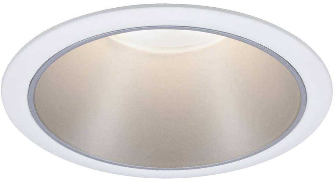 Paulmann 93410 Cole Coin Einbauleuchte 3er Set LED 6W Weiß, Silber