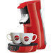 SENSEO® Viva Caf HD6563/88 Kaffeepadmaschine Rot Höhenverstellbarer Kaffeeauslauf