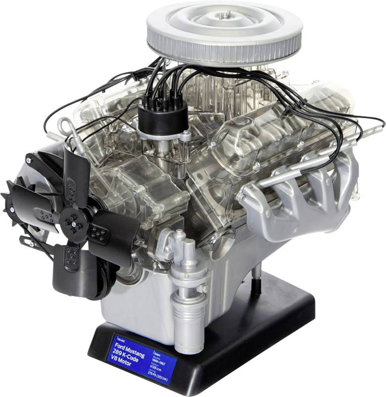 Franzis Verlag Ford Mustang V8-Motor Bausatz ab 14 Jahre