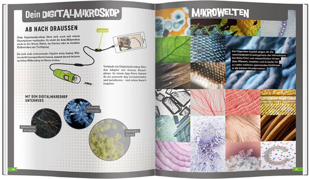 Geolino 67069 Das digitale Mikroskop Mikroskopie Experimentierkasten ab 8 Jahre