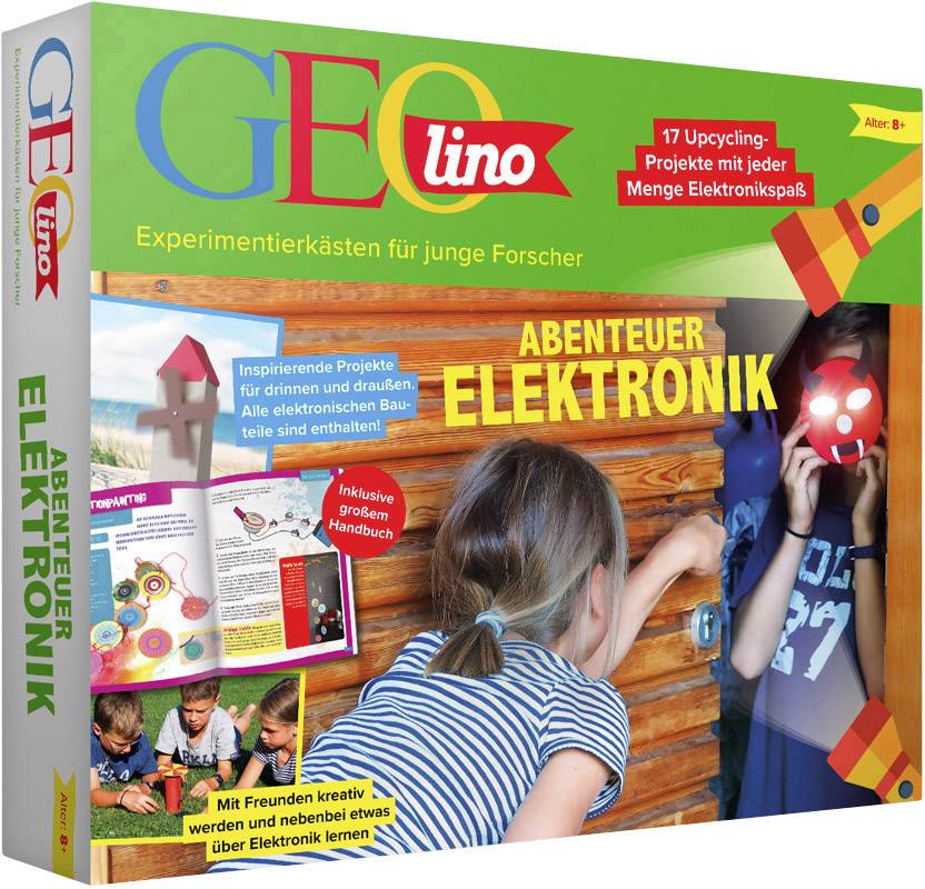 Geolino 67073 Abenteuer Elektronik Experimente Experimentierkasten ab 8 Jahre