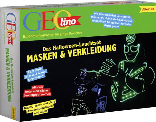 67080 Das Halloween-Leuchset Masken & Verkleidung Experimente, Experimentierkasten ab 8 Jahr