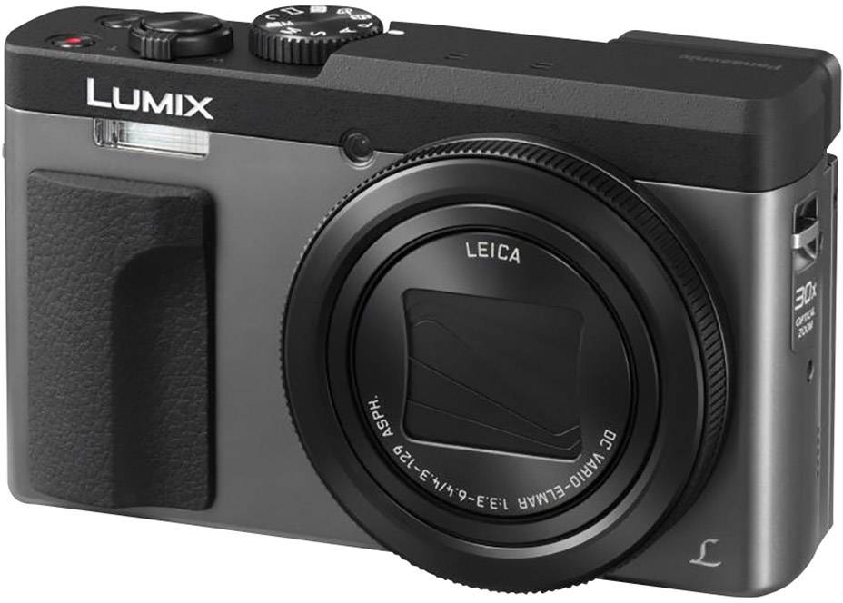 Panasonic DC-TZ91EG-S Digitalkamera 20 Megapixel Opt. Zoom: 30 x Silber 4K-Video, Elektronischer Sucher, Klappbares Display, WiFi