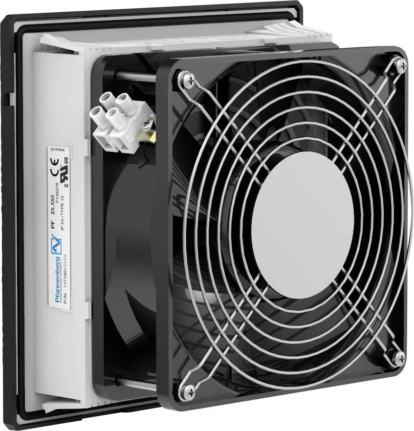 Pfannenberg PF 22000 24DC 54 9011 Schaltschrank-Lüfter 24 V/DC 5W (B x H x T) 145 x 145 x 69mm 1St.