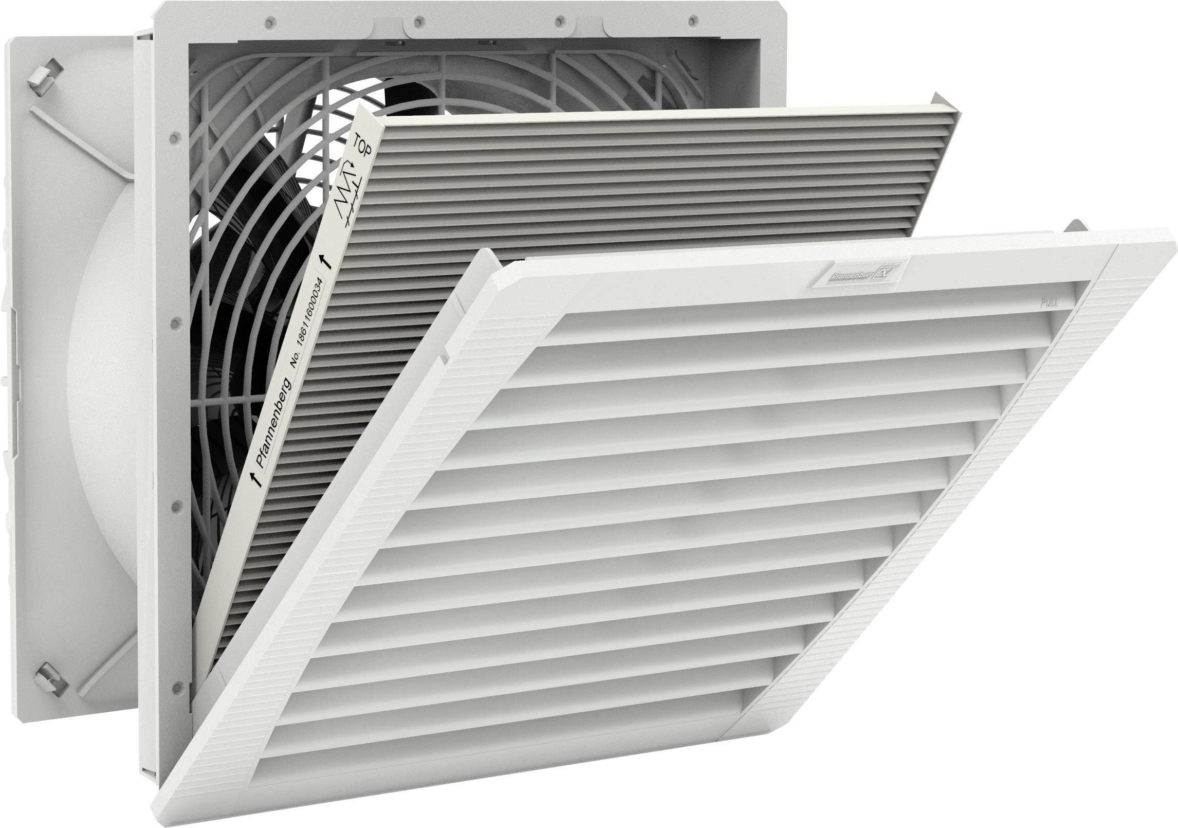 Pfannenberg PF 67000 400V 55 UV 7035 Schaltschrank-Lüfter 400 V/AC 140W (B x H x T) 320 x 320 x 157mm 1St.