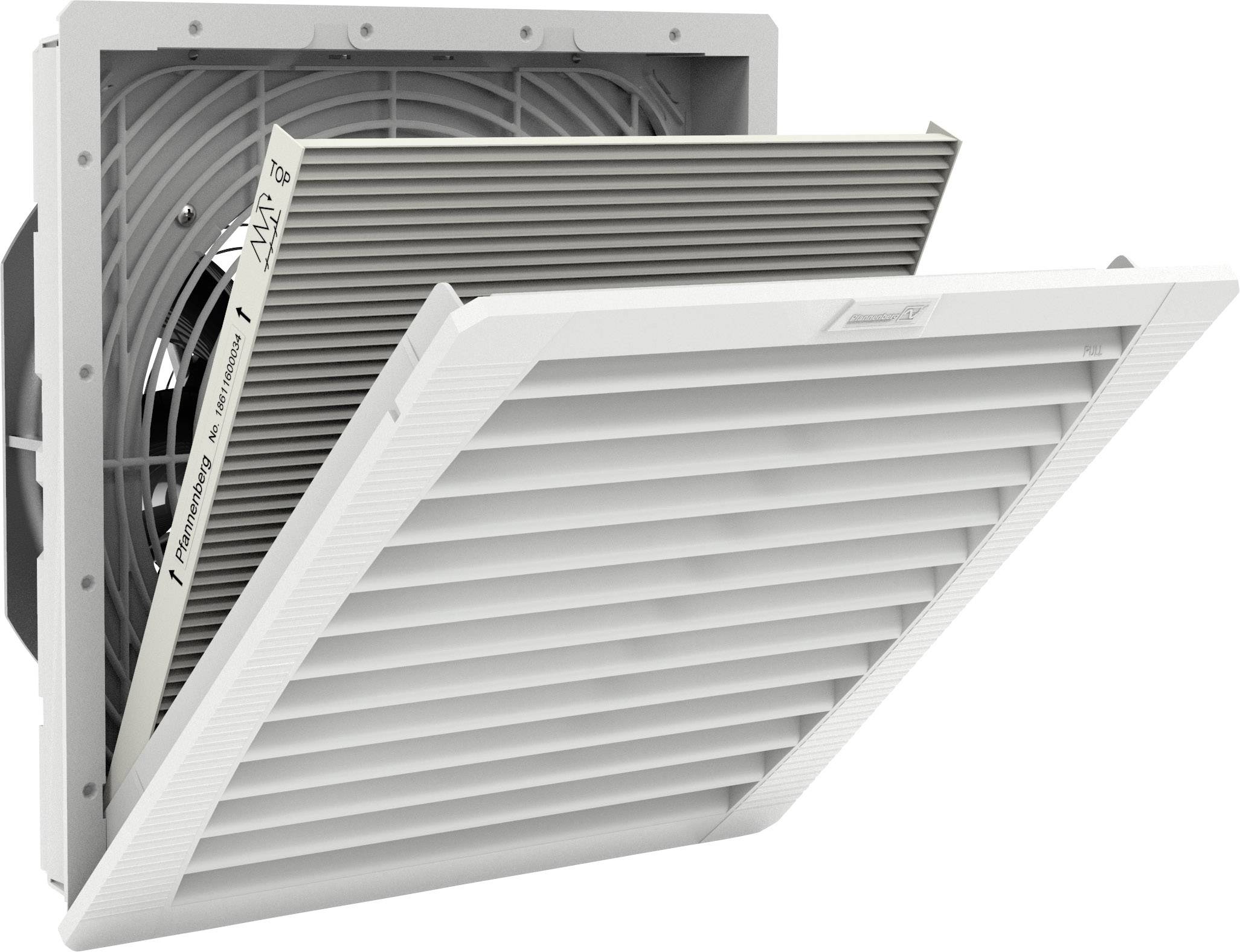 Pfannenberg PF 65000 SL 230V 55 UV 7035 Schaltschrank-Lüfter 230 V/AC 64W (B x H x T) 320 x 320 x 131mm 1St.