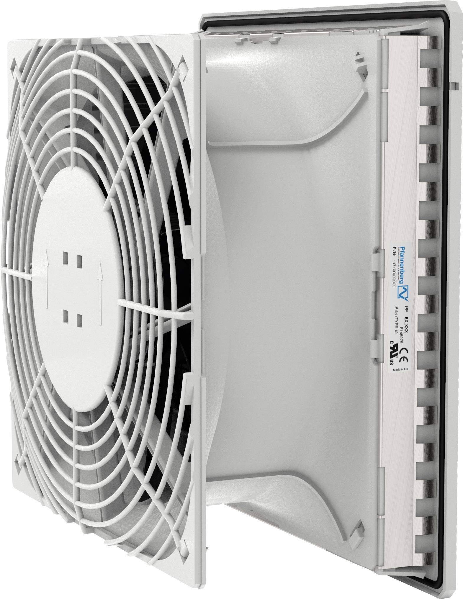 Pfannenberg PF 67000 400V 54 7035 EMC Schaltschrank-Lüfter 400 V/AC 140 W (B x H x T) 320 x 320 x 157 mm 1 St.